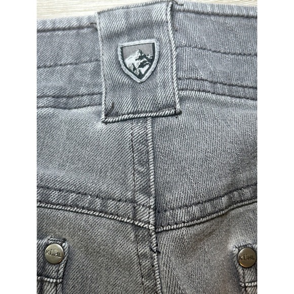 Kuhl Mens Jeans Gray Straight Leg Casual Pants Indigo Dye 35x30 Bleach Spot‎ - Picture 8 of 8